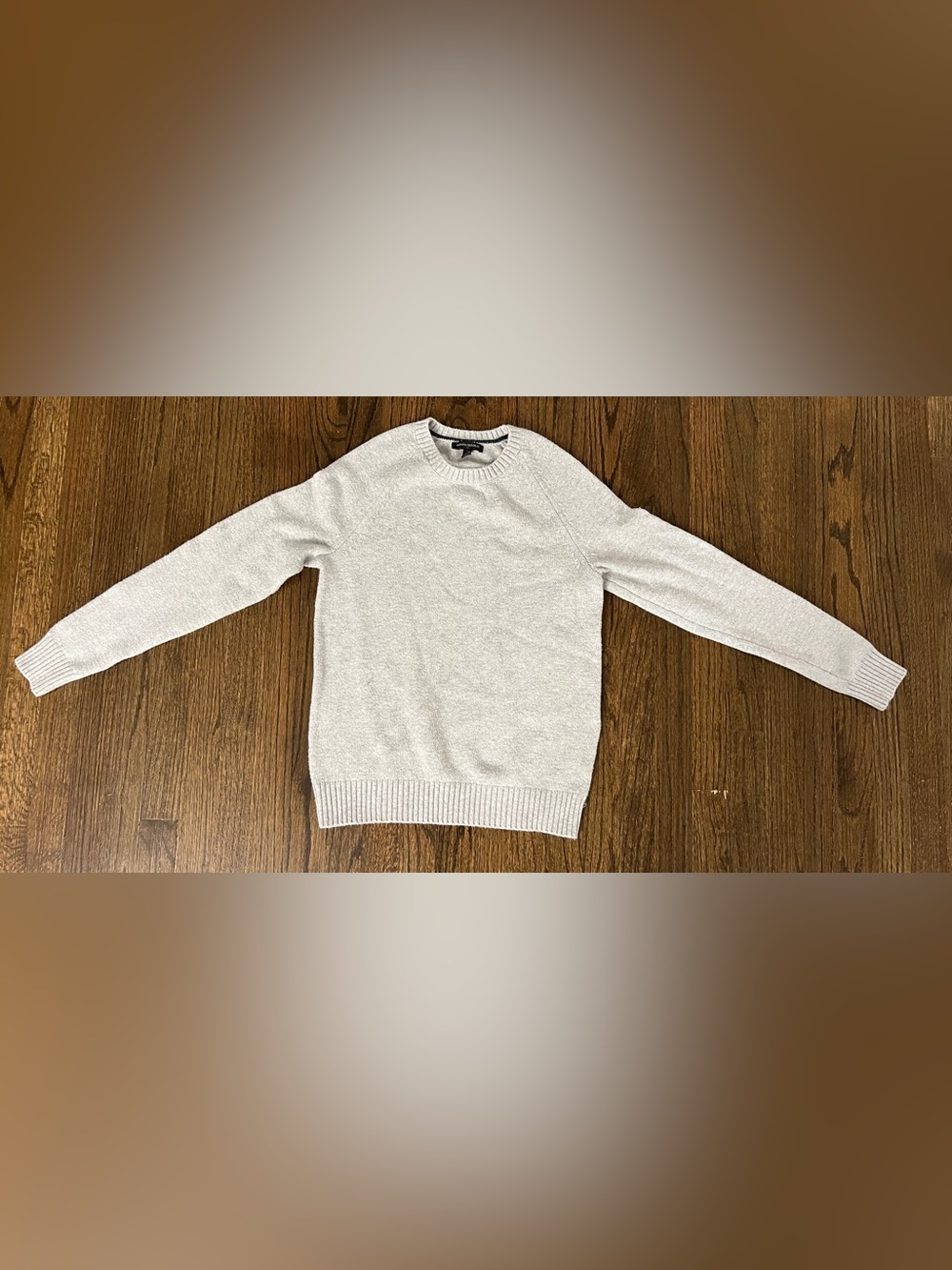 Banana Republic Men's Crewneck Sweater in Light Gray